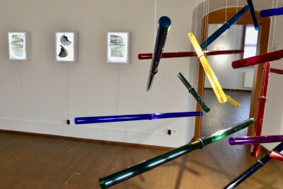 In ein neues Licht gerückt: Neue Ausstellung im Wasserschloss Klaffenbach - Es wird verschiedene Kunst ausgestellt. Foto: Steffi Hofmann