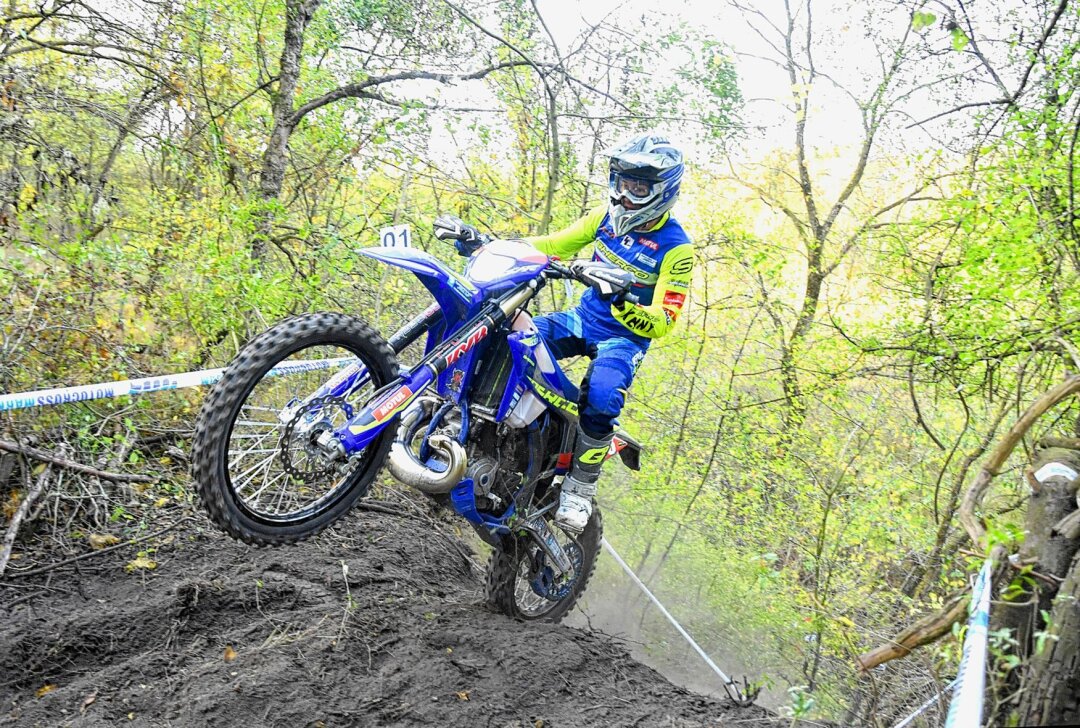 Jeremy Sydow dominierte das Enduro-EM-Finale - Jeremy Sydow sprang am höchsten und am weitesten. Foto: Thorsten Horn