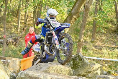 Jeremy Sydow dominierte das Enduro-EM-Finale - Gutes EM-Debüt für Lea Meier. Foto: Thorsten Horn