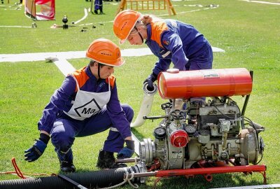 Jugendfeuerwehr Siegmar tritt gegen die bundesweit Besten an - Am 8. September 2024 findet der Bundeswettbewerb der Deutschen Jugendfeuerwehr in der sächsischen Landeshauptstadt statt. Foto: Harry Härtel/Archiv