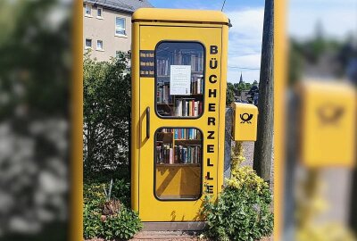 Kändler feiert Bücherzellenfest zum siebenjährigen Bestehen - DIe Bücherzelle in Kändler. Foto: privat