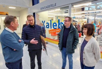 KALEB-Sozialkaufhaus eröffnet im Elster Park - Das neue Sozialkaufhaus hat im Obergeschoss des Elster Park eröffnet. Foto: Karsten Repert 