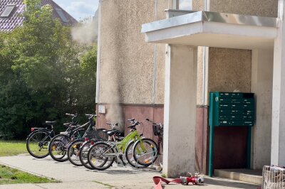 Am Donnerstagnachmittag kam es in Senftenberg zu einem Kellerbrand. Foto: Daniel Unger