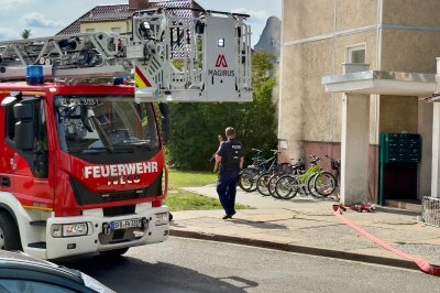 Am Donnerstagnachmittag kam es in Senftenberg zu einem Kellerbrand. Foto: Daniel Unger