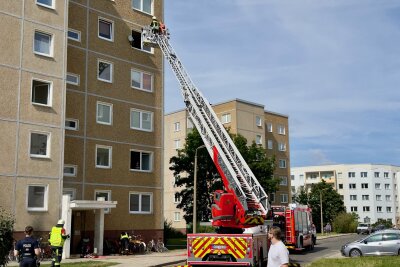 Am Donnerstagnachmittag kam es in Senftenberg zu einem Kellerbrand. Foto: Daniel Unger