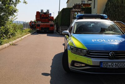 Kellerbrand in Schwarzenberg: Feuerwehr verhindert Ausbreitung - Das Feuer wurde schnell unter Kontrolle gebracht. Foto: Niko Mutschmann