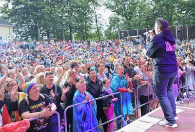 Kerstin Ott war auf der Freilichtbühne in Zwickau zu erleben - Kerstin Ott ist auf der Freilichtbühne in Zwickau aufgetreten. Foto: Ralf Wendland