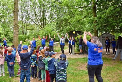 Kita-Kinder bekommen neues Außengelände - Kita-Kinder bekommen neues Außengelände. Foto: Steffi Hofmann