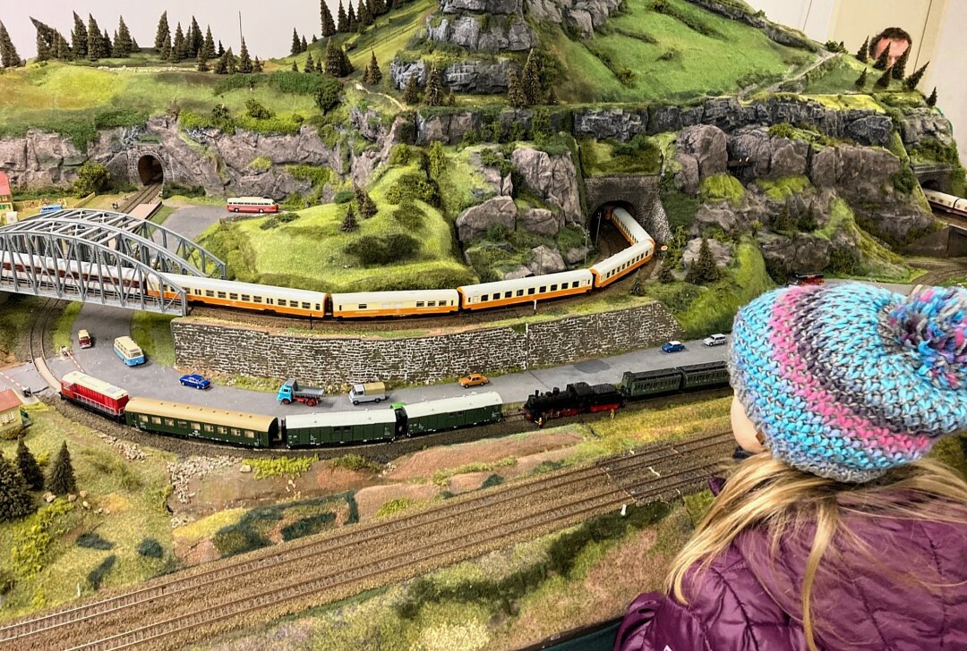 Kleine Züge: Modellbahn-Ausstellung in Limbacher Stadthalle - Diverse Modellbahnen sind am Wochenende in der Stadthalle zu besichtigen. Foto: Steffi Hofmann