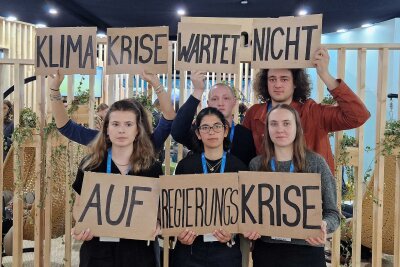 Klimagipfel: Reiche Staaten sollen 1.000 Milliarden zahlen - Auch in Baku dabei: Deutsche Aktivisten von Fridays for Future.