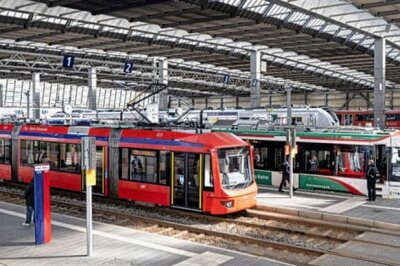 Kollision zwischen Kleintransporter und Straßenbahn in der City - Ein Unfall zwischen PKW und Straßenbahn ereignete sich in der City. Symbolbild. Foto: Hendrik Schmidt/dpa