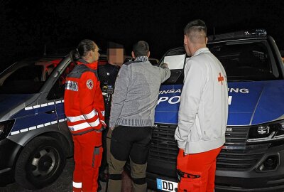 Komplizierte Rettungsaktion in Chemnitz: Pilzsammler verunglückt schwer - Zusammenarbeit rettete womöglich ein Menschenleben. Foto: Jan Härtel