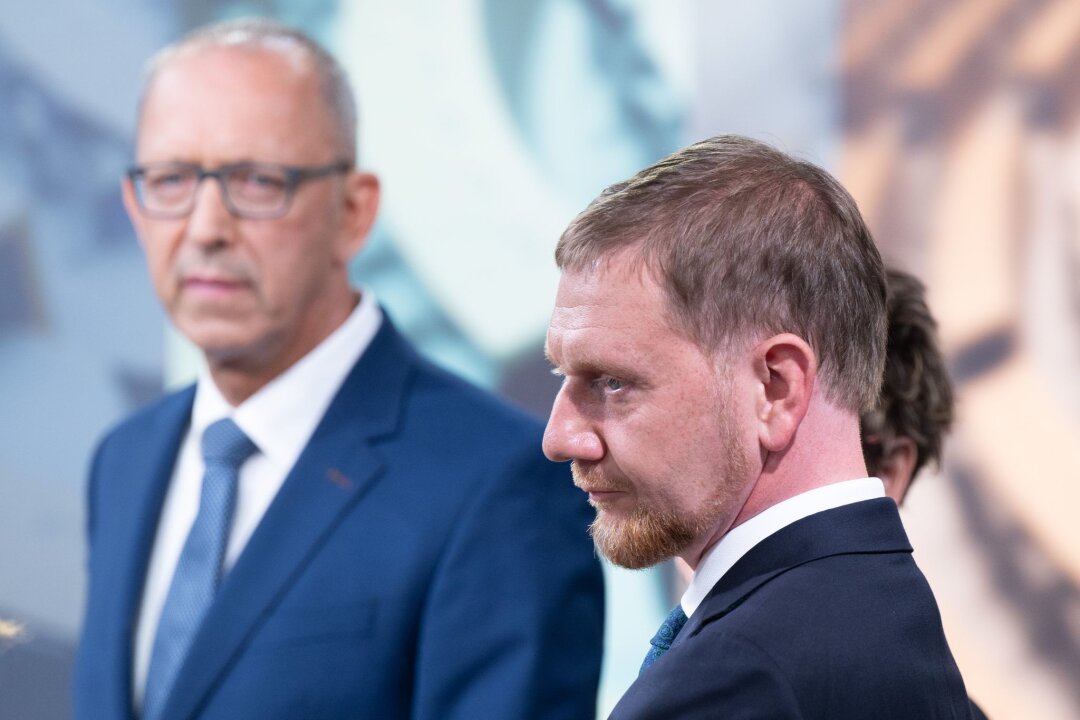 Kretschmer trifft AfD-Partei- und Fraktionschef Urban - Sachsens Ministerpräsident Michael Kretschmer und AfD-Chef Jörg Urban haben ein Gespräch geführt. (Archivbild)