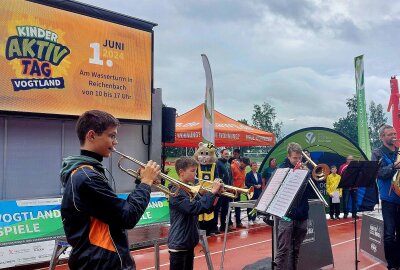 Krisenstab tagt morgen: Vogtlandspiele noch nicht abgesagt - Die Vogtlandspiele in den Sommersportarten wurden heute früh eröffnet. Morgen wird über einen eventuellen Abbruch entschieden. Foto: Karsten Repert