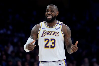 LeBron James pausiert auf Plattform von Elon Musk - Zieht sich aus den sozialen Medien zurück: Basketball-Star LeBron James.