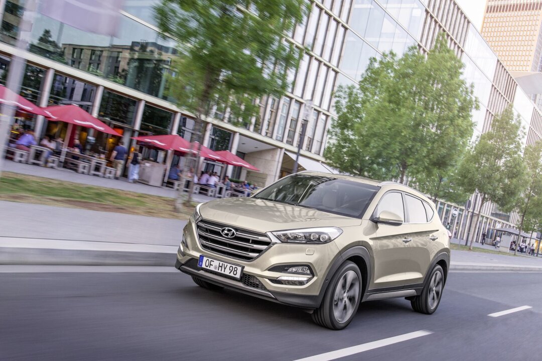 Leicht ausgebremst: Der Hyundai Tucson (2015 bis 2020) - Den Hyundai Tucson gibt es als Benziner und Diesel.