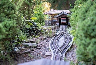 Leuchtende Miniaturwelt: "Eine Nacht im Klein-Erzgebirge" - Diese Miniaturwelt bietet einen faszinierenden Überblick über die kulturellen und historischen Sehenswürdigkeiten des Erzgebirges und zieht jährlich Tausende Besucher an. Foto: Andreas Hiekel