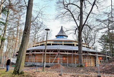 Limbach-Oberfrohna: Hippodrom kostet mehr als geplant - Die Arbeiten am Hippodrom laufen. Foto: Steffi Hofmann