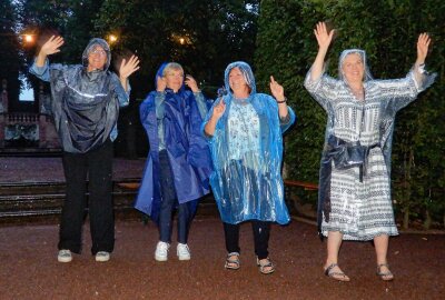 "Mamma mia!": "4 Swedes Band" lässt die Hits vom Abba in Mittelsachsen aufleben - Eine unvergessliche Nacht: Abba-Nostalgie im Schlosspark Lichtenwalde. Foto: Maik Bohn