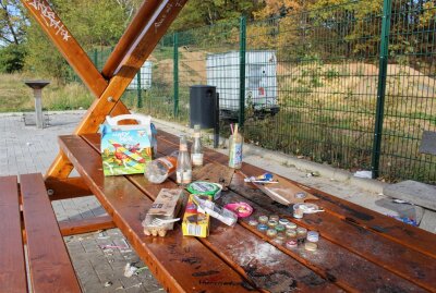 Mangelndes Umweltbewusstsein:  Jugendbeirat lädt zum großen Saubermachen ein - Der Grillplatz auf der Kellerwiese wird oft im schlechten Zustand zurückgelassen. Foto: A.Büchner