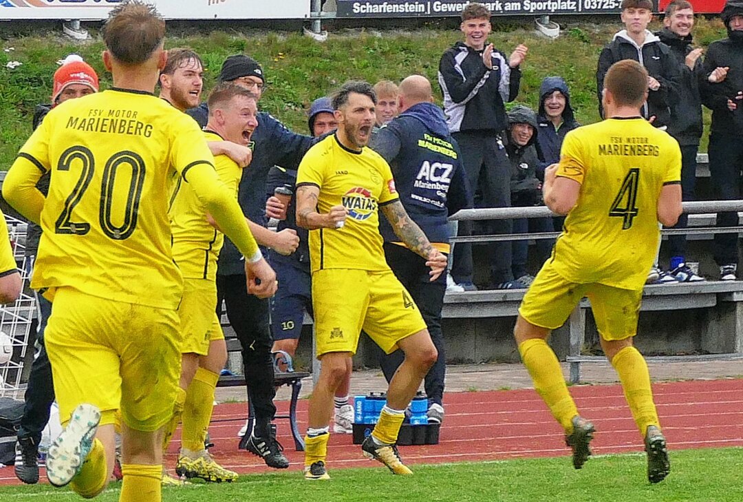 Marienberger Kicker meistern englische Woche mit Bravour - Marienbergs Kicker durften wieder einmal jubeln. Foto: Andreas Bauer