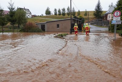 Massive Niederschläge sorgen für Überschwemmungen in Lichtenberg - Massive Niederschläge sorgen für Überschwemmungen in Lichtenberg. Foto: Bernd März