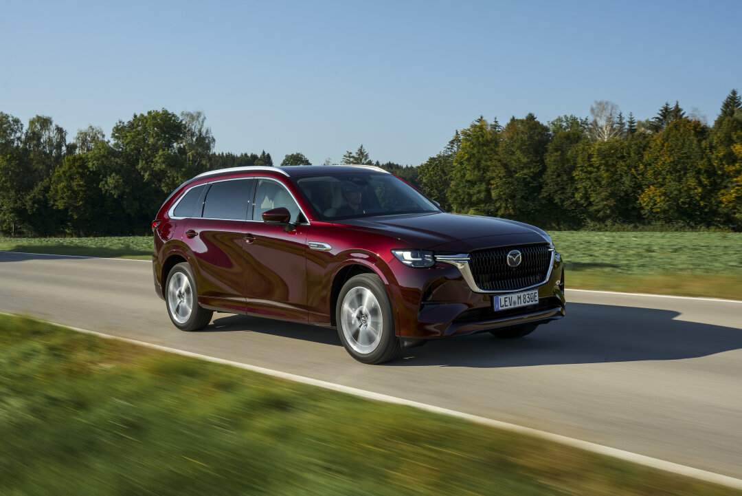 Mazda CX-80 - das neue SUV-Flaggschiff ist ab sofort - Der Startpreis beginnt bei 55.350 Euro.