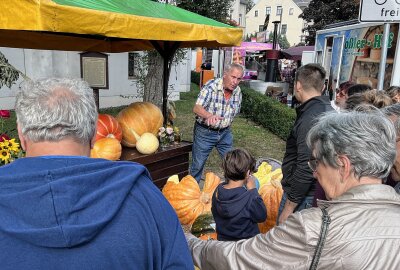 Mehrere tausend Besucher beim Stollberger Bauernmarkt - Beim Bauernmarkt in Stollberg gab es für Besucher einiges zu erleben. Foto: Ralf Wendland