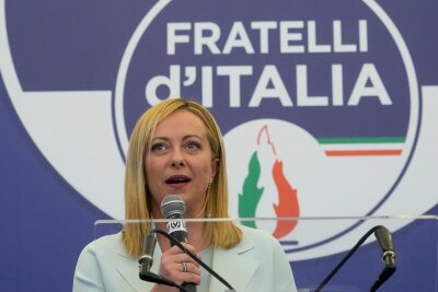 Meloni-Partei streitet über umstrittene Flamme in Logo - Giorgia Meloni sagte vor wenigen Jahren, sie sei stolz auf die Flamme. (Archivbild)