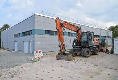 Millioneninvestition: Polizeifachschule im Erzgebirge wird für die Zukunft fit gemacht - An der Polizeifachschule in Schneeberg steht jetzt eine zweite Raumschießanlage zur Verfügung. Foto: Ralf Wendland