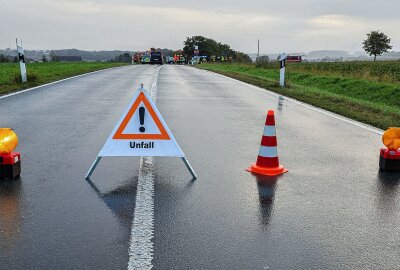 Missachtete Vorfahrt sorgt für Verkehrsunfall bei Meerane - Bei Meerane kam es zu einem Verkehrsunfall. Foto: Andreas Kretschel