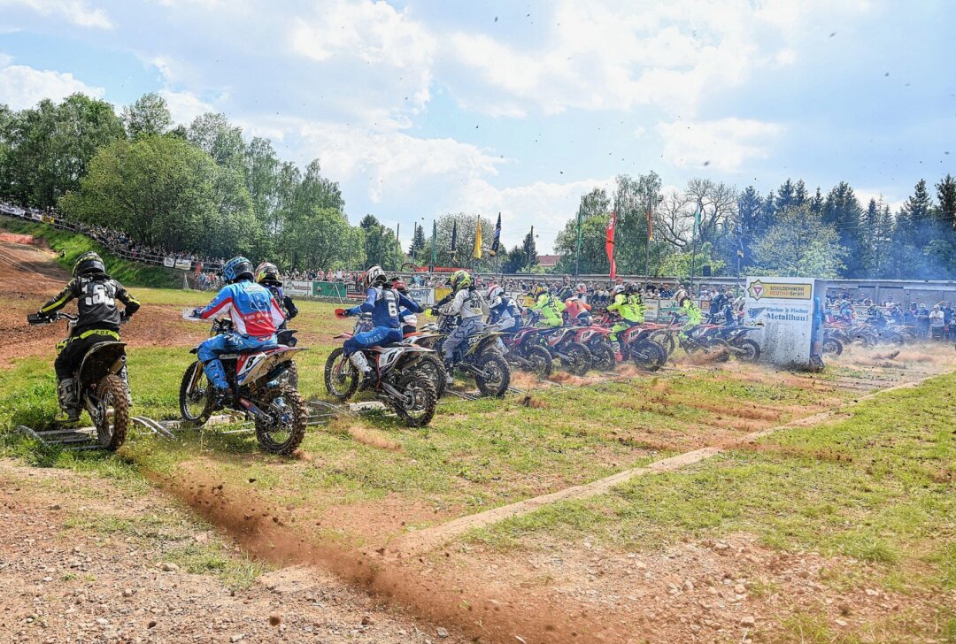 MSC Lugau beendet Motocross-Saison 2024 mit Sachsenmeisterschafts-Finale - Am Samstag gibt es in Lugau vorm Winterschlaf noch einmal Motocross-Action. Foto: Thorsten Horn