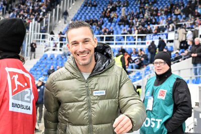 Münster schockt KSC mit Last-Minute-Treffer - Vor Spielbeginn war Karlsruhes Trainer Christian Eichner noch gut gelaunt.