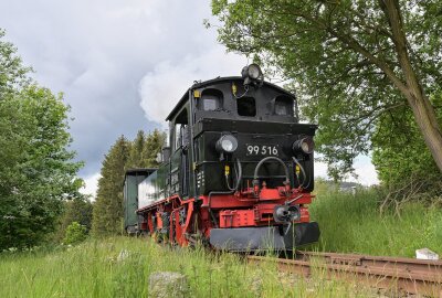 Museumbahn Schönheide steht unter Dampf - Die Museumsbahn Schönheide steht über Pfingsten unter Dampf. Foto: Ralf Wendland