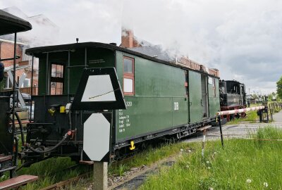 Museumbahn Schönheide steht unter Dampf - Die Museumsbahn Schönheide steht über Pfingsten unter Dampf. Foto: Ralf Wendland