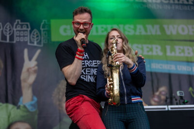 Hier die Band Diese  Typen. Foto: Marcel Schlenkrich