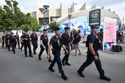 Nach Angriffen: Anspannung vor Israel-Gastspiel in Paris - Schon bei Olympia legte Frankreich ein besonderes Augenmerk auf die Sicherheit des israelischen Teams. (Archivbild)