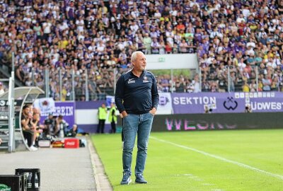 Nach BVB-Spiel: Einen Stimmungsboykott wird es auch zukünftig nicht geben - Aue trennt sich von Borussia Dortmund vor knapp 15.000 Zuschauern mit einem Unentschieden. Foto: Alexander Gerber