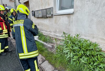 Nach Großalarm durch Brand in Schwarzenberg: Verdacht der Brandstiftung erhärtet sich - Am Mittwochabend kam es zu einem großen Einsatz der Feuerwehr. Foto: Daniel Unger