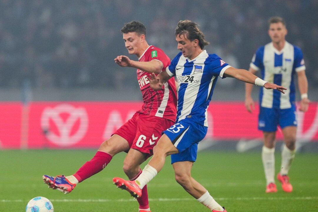 Nach Pokal-Erfolg: Köln holt bei Hertha nächsten Sieg - Die beiden früheren Bundesligisten Hertha BSC und der 1. FC Köln trafen in Berlin aufeinander.