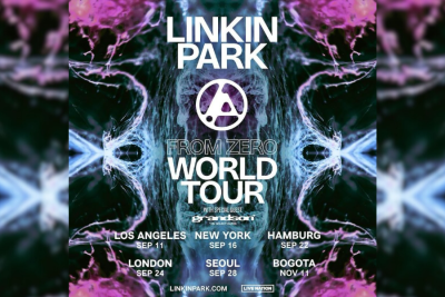 Nach sieben Jahren zurück: Linkin Park mit neuer Sängerin, Album und Tour - Die "From Zero World Tour" startet in schon wenigen Tagen.