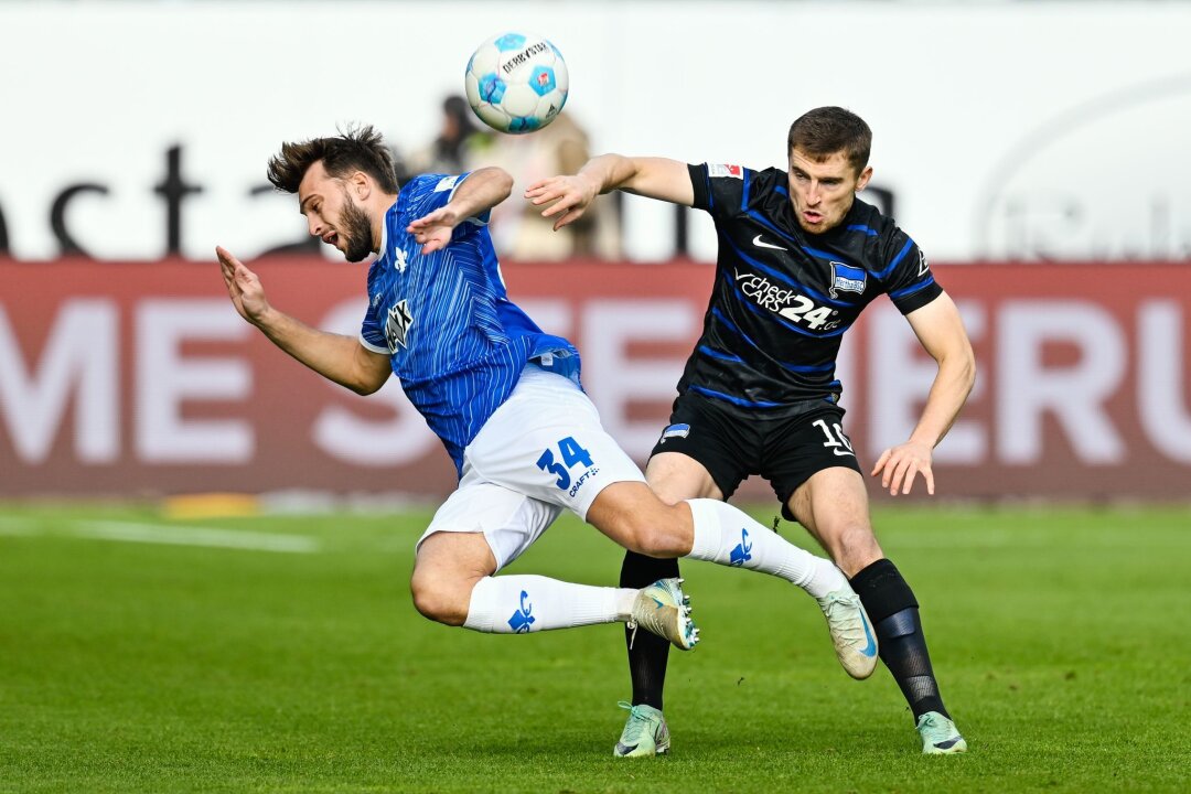 Nächster Rückschlag: Hertha verliert in Darmstadt - Den Berlinern fehlten neun Spieler.