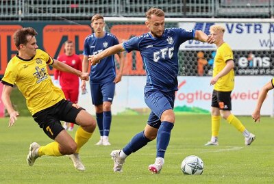 Nächster Testspielsieg für den CFC! - Der Oberligist hielt gut dagegen, teilweise mit übertriebener Härte. Foto: Marcus Hengst