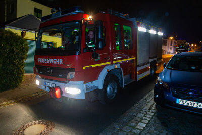 Nächtlicher Feuerwehreinsatz im Kurbad Actinon in Bad Schlema - Es konnte kein Brand entdeckt werden.