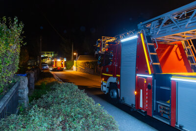 Nächtlicher Feuerwehreinsatz im Kurbad Actinon in Bad Schlema - Nächtlicher Einsatz der Feuerwehr im Kurbad. 