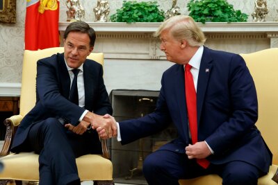 Nato-Generalsekretär trifft sich in Florida mit Trump - Als niederländischer Regierungschef traf Rutte Trump bereits häufiger. (Archivbild zur Illustration)