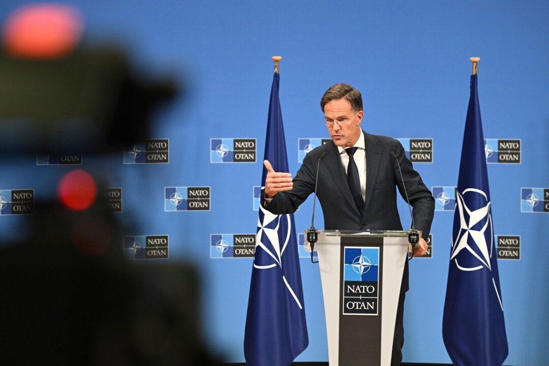 Nato-Staaten sagen Ukraine Militärhilfe in Milliardenhöhe zu - Sieht die Bündnisstaaten auf Kurs: Nato-Generalsekretär Mark Rutte. (Archivbild)