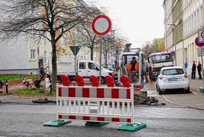 Neue Baustelle in Chemnitz: Wichtige Umleitung gesperrt - In Chemnitz gibt es auf dem Sonnenberg wieder eine neue Baustelle. Foto: Harry Härtel