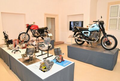 Neue Sonderausstellung im Motorradmuseum: Einblicke in Motorrad-Innenleben - Nur ein Teil der neuen Sonderausstellung. Foto: Thorsten Horn