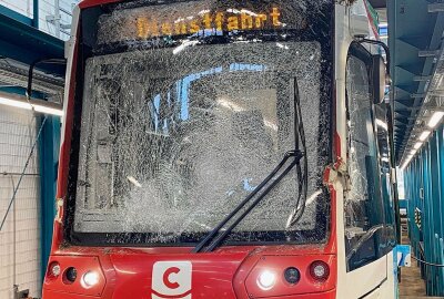 Neue Updates: Wird die C15 bald wieder fahren? - Der beschädigte Citylink. Foto: VMS